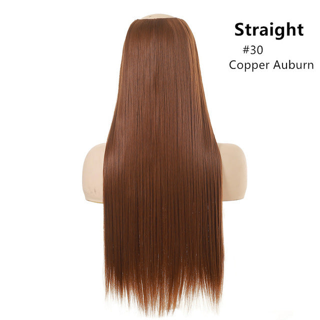 Wig Female One Piece Natural Long Straight Hair view 16
