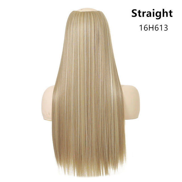 Wig Female One Piece Natural Long Straight Hair view 11