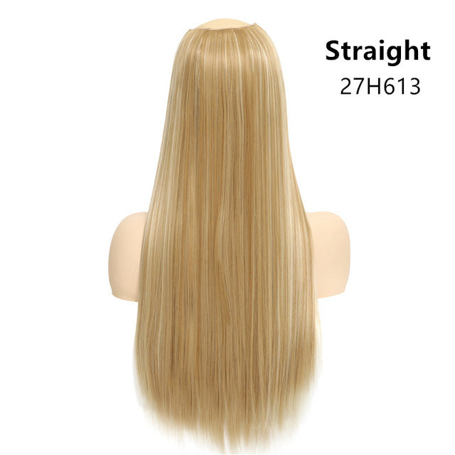 Wig Female One Piece Natural Long Straight Hair view 15