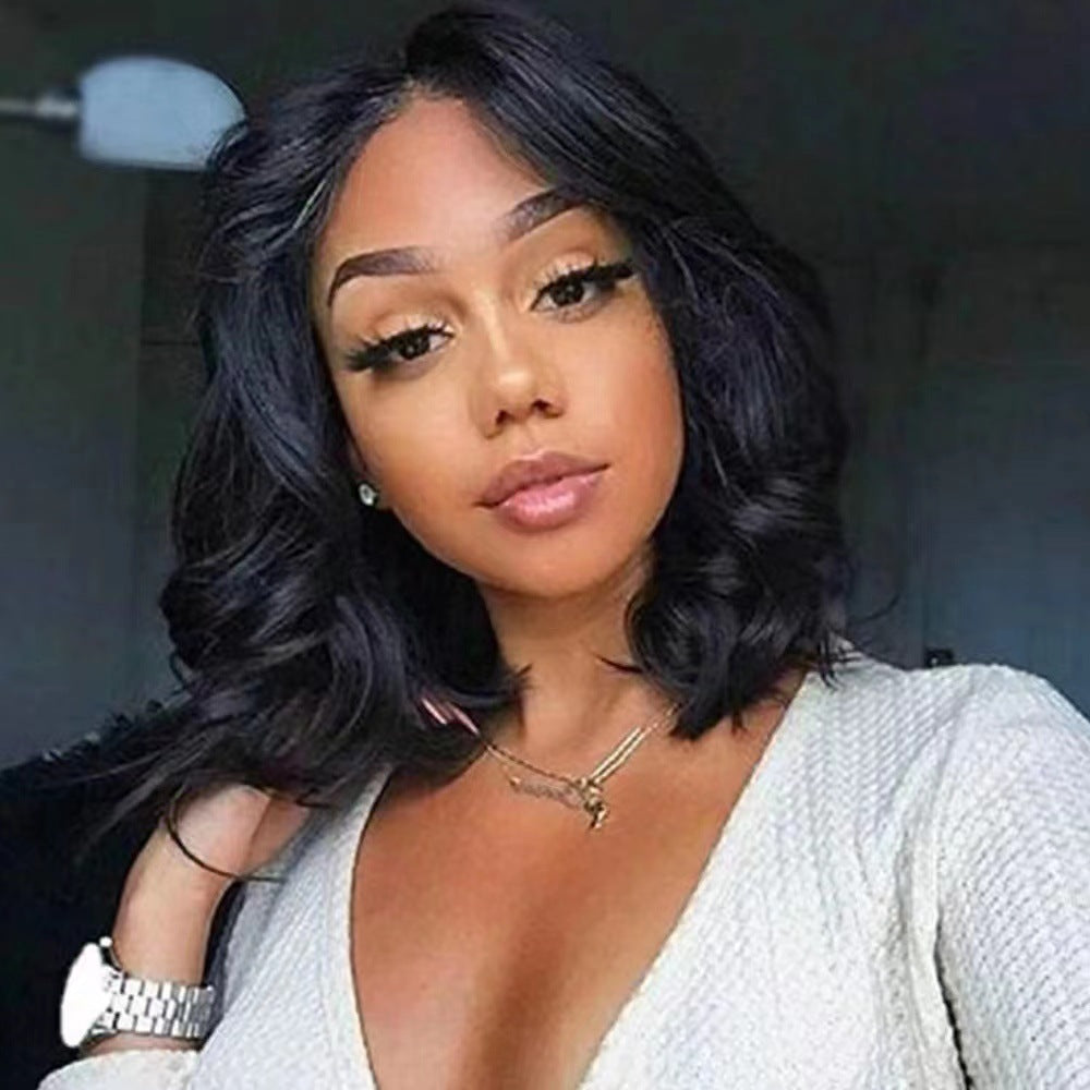 Women's Partial Short Curly Hair Synthetic Wigs Wigs Full-head Wig