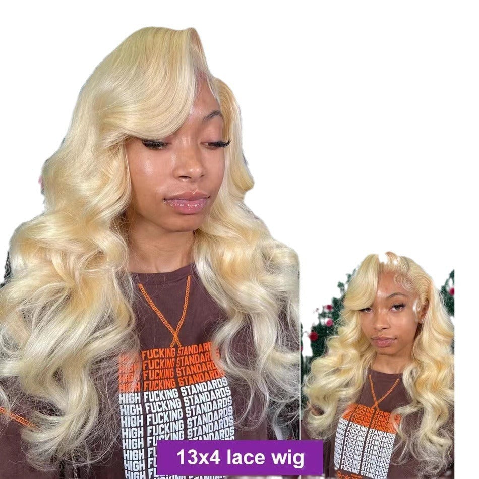 Womens Piano-Color Long Curly Hair Wigs With Big Waves In Synthetic Fiber view 3
